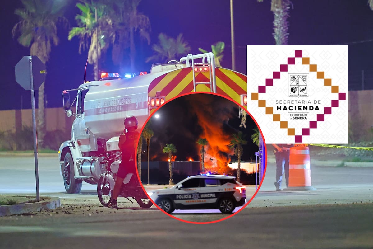 Luego del incendio en una bodega con placas y tarjetas de circulación en Hermosillo, Hacienda evaluará las afectaciones y mantendrá con normalidad los trámites vehiculares
