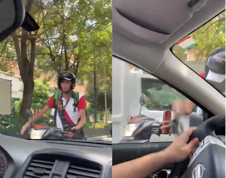 CDMX: Detienen a repartidor que golpeó auto en Polanco