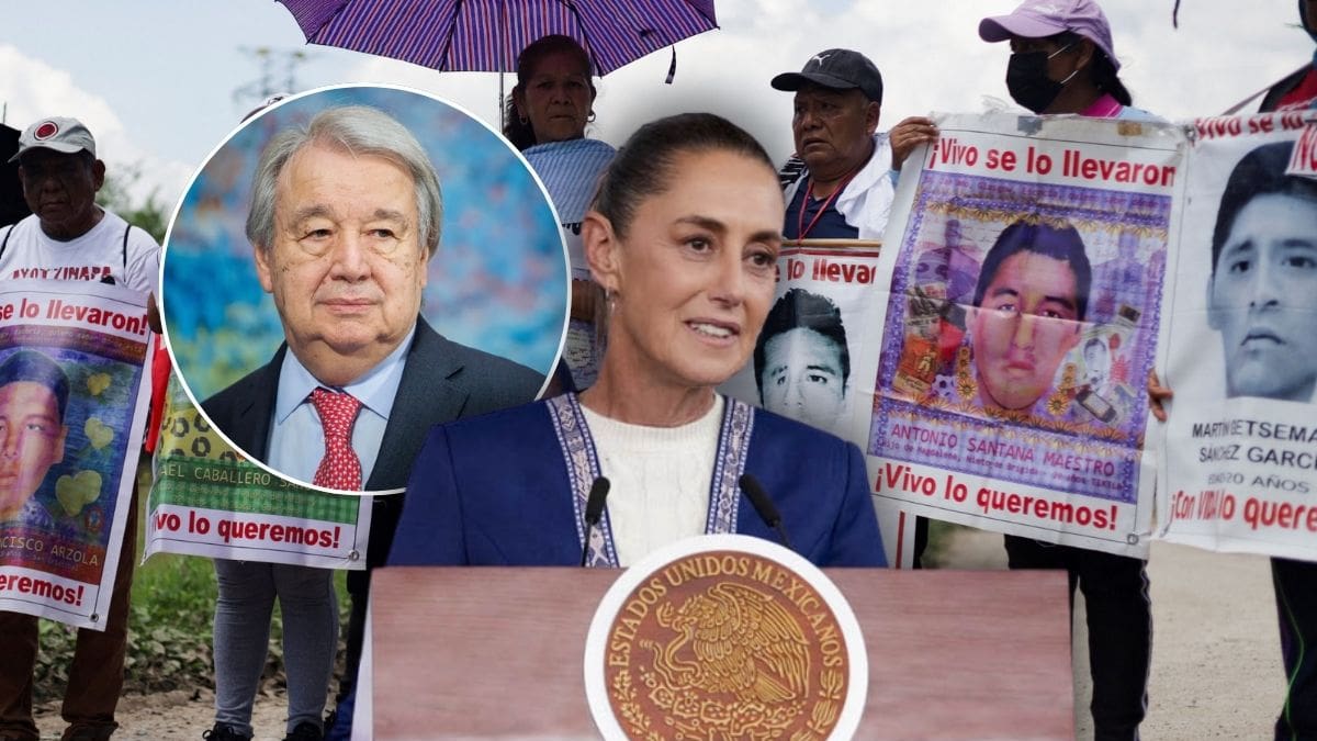 ONU busca llevar desapariciones en México a la Asamblea General tras detectar indicios de crímenes de lesa humanidad, mientras el Gobierno rechaza el informe y advierte que no refleja la realidad actual del país