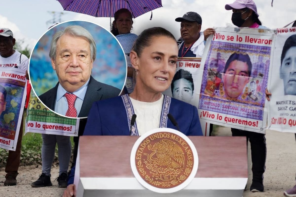 ONU busca llevar desapariciones en México a la Asamblea General tras detectar indicios de crímenes de lesa humanidad, mientras el Gobierno rechaza el informe y advierte que no refleja la realidad actual del país