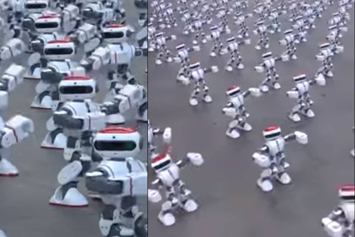 VIDEO: 1 mil 372 robots bailan simultáneamente para romper récord mundial