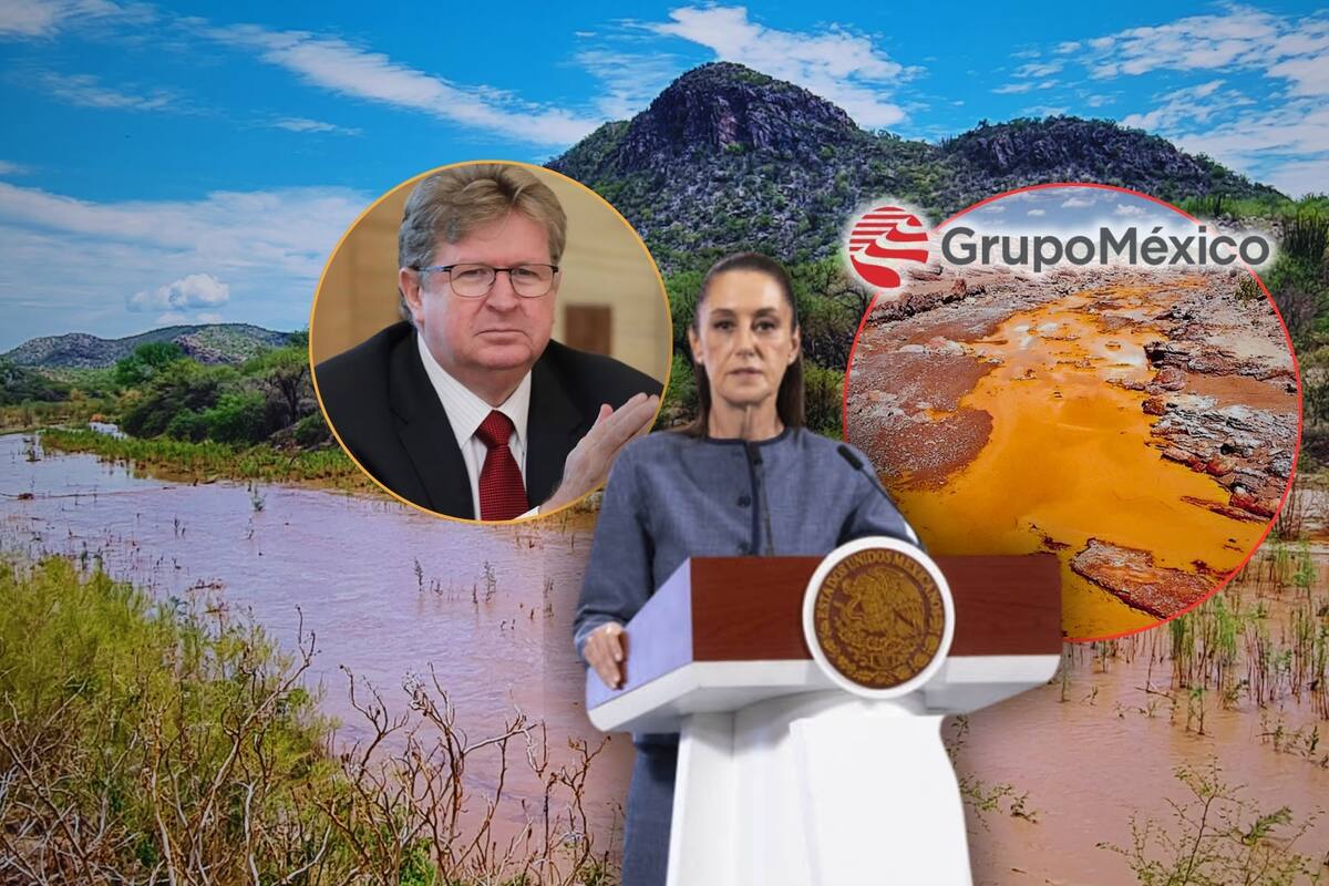 Grupo México deberá reparar completamente el desastre en el Río Sonora; gobierno de Sheinbaum obliga a Germán Larrea a limpiarlo a fondo y atender la salud de los afectados, entre estas otras medidas