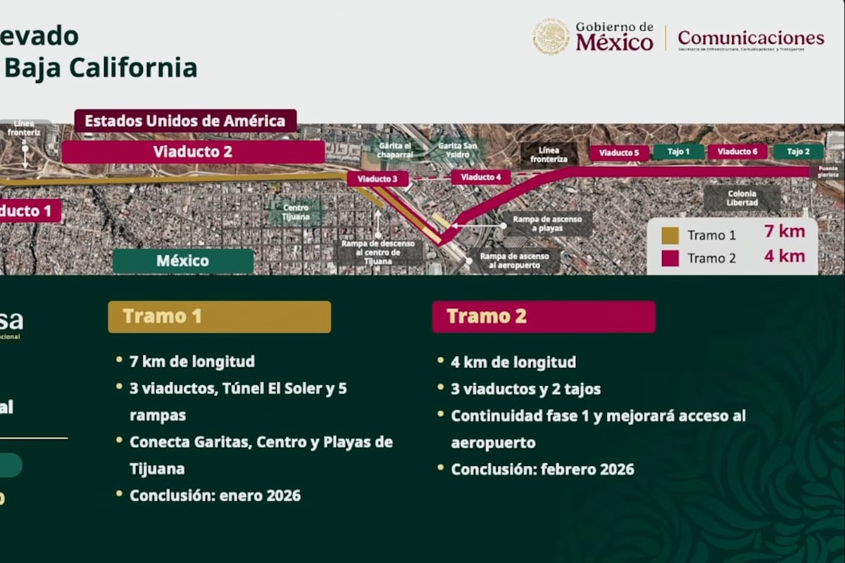 Segundo tramo del Viaducto Elevado estará en febrero