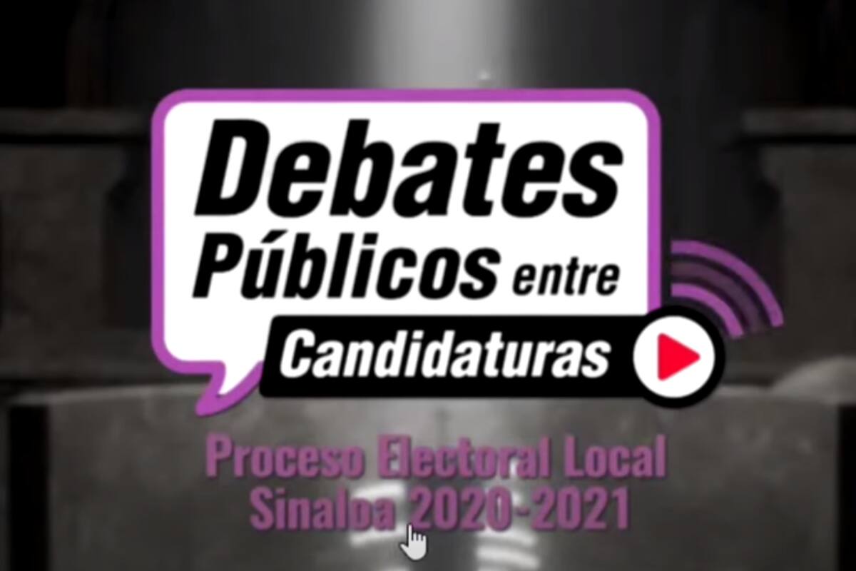 Elecciones en Sinaloa: Debate en vivo de los candidatos a la gubernatura