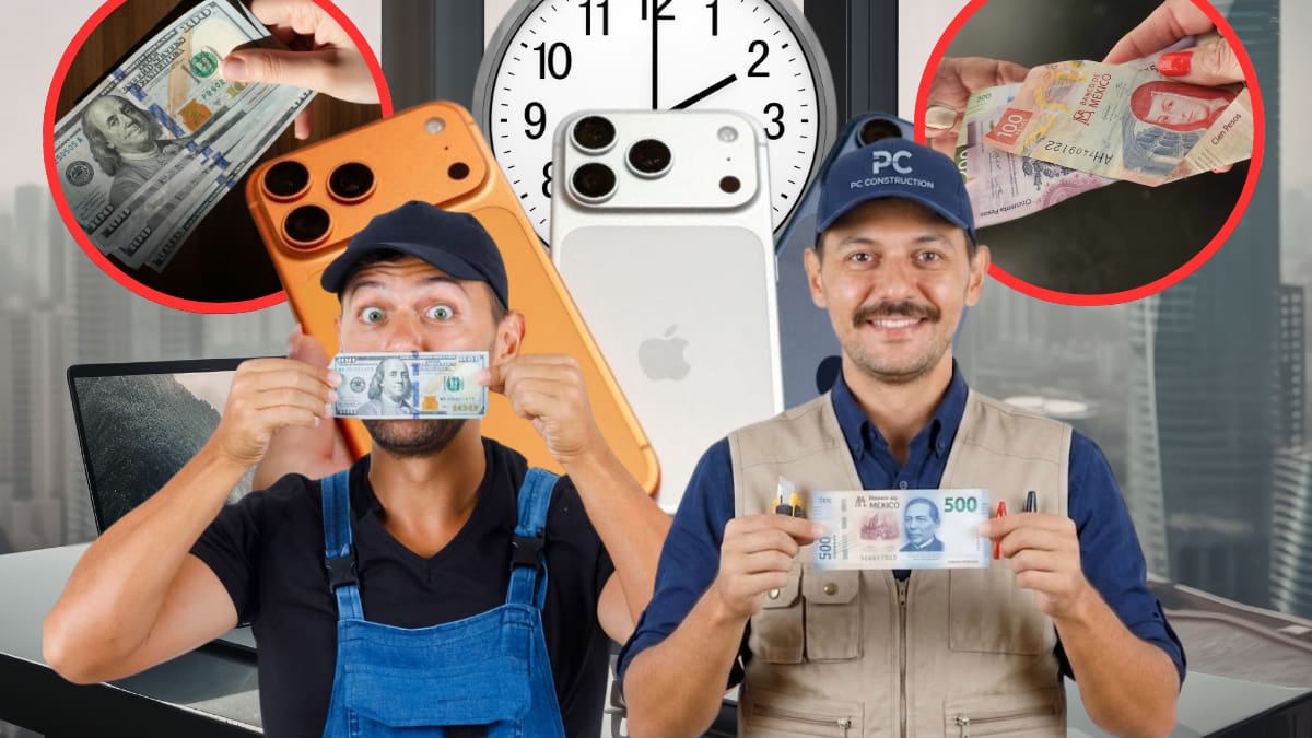 Mientras un mexicano necesita 508 horas de trabajo para comprar un iPhone 17, en Estados Unidos un trabajador con salario mínimo federal lo consigue en apenas 110 horas