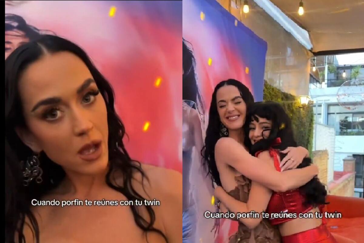VIDEO: Katy Perry se encuentra “con su hermana gemela”
