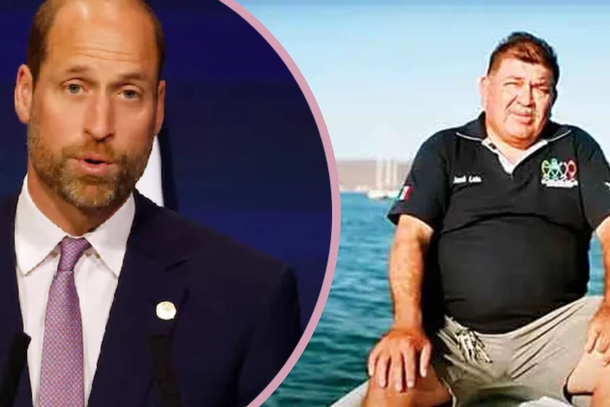 Príncipe Guillermo reconoce como ‘héroe ambiental’ a ex pescador mexicano por su labor en la protección del mar de Cortés