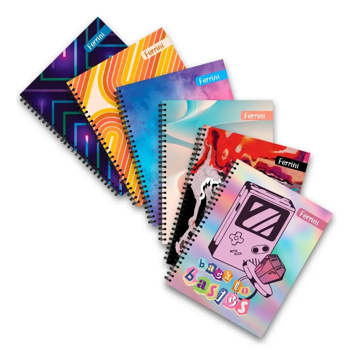 Paquete de 6 cuadernos profesionales de la marca Ferrini | Mercado Libre
