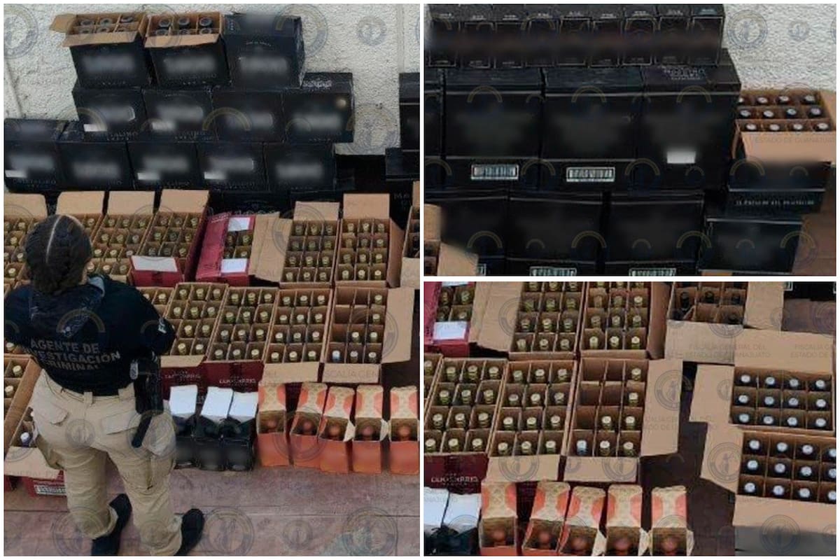 Aseguran 531 botellas de tequila adulterado en León tras la muerte de 4 personas y la intoxicación de otras 35 en una fiesta de XV años