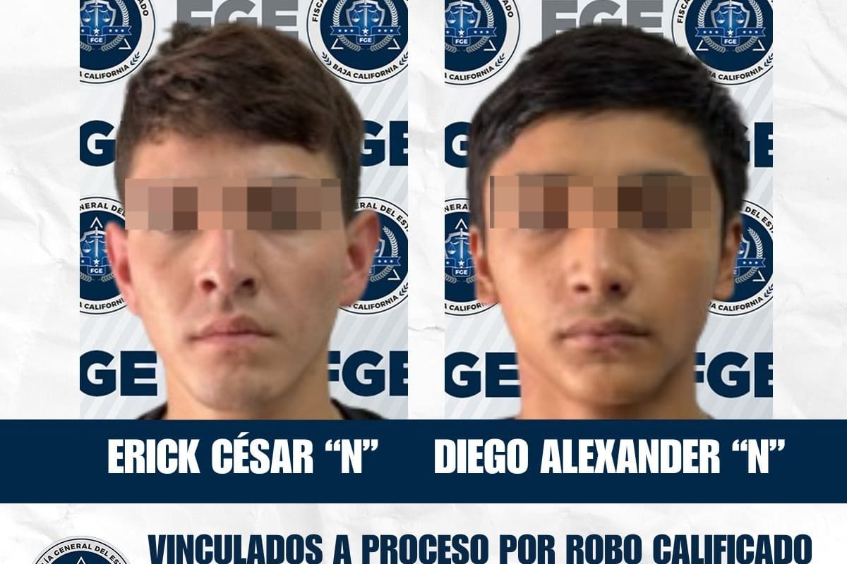 Vinculan a dos hombres por robo calificado en la colonia Morelos