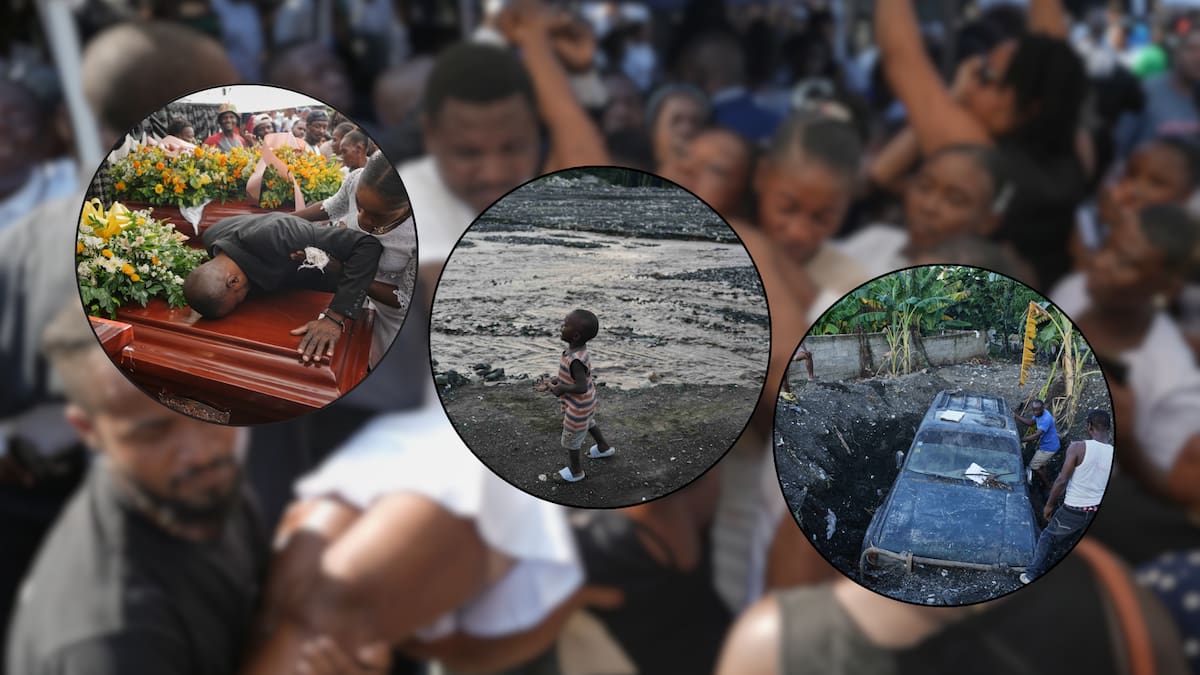 Huracán Melissa deja luto y devastación en pueblo del sur de Haití