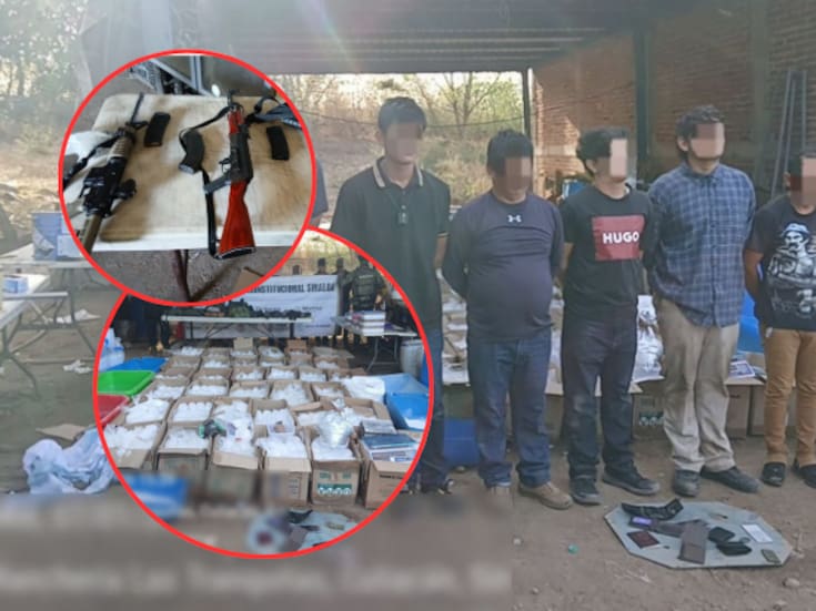 Golpe al narco en Sinaloa: autoridades desmantelan laboratorio clandestino y bodega con más de una tonelada de metanfetamina