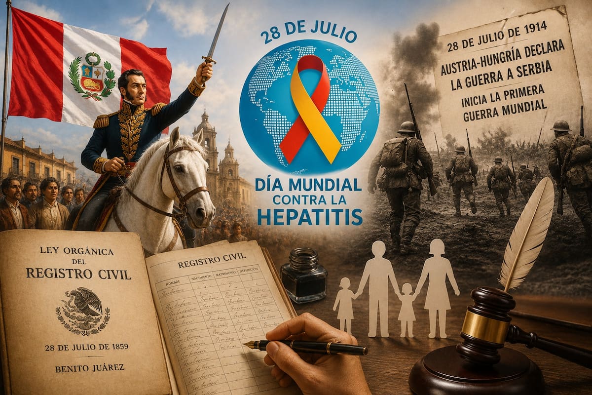 Efemérides del 28 de julio: ¿qué pasó un día como hoy en México y el mundo?