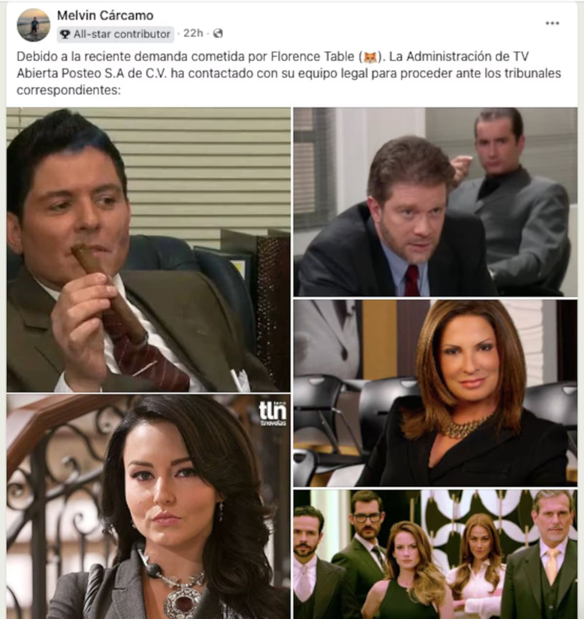 Miembros del grupo compartieron diversos memes sobre la situación legal con Florinda Meza. | Captura de pantalla: Facebook