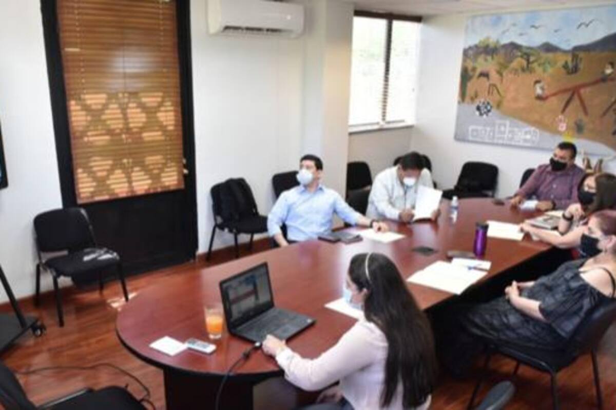 Célida López sostiene reunión virtual con funcionarios federales