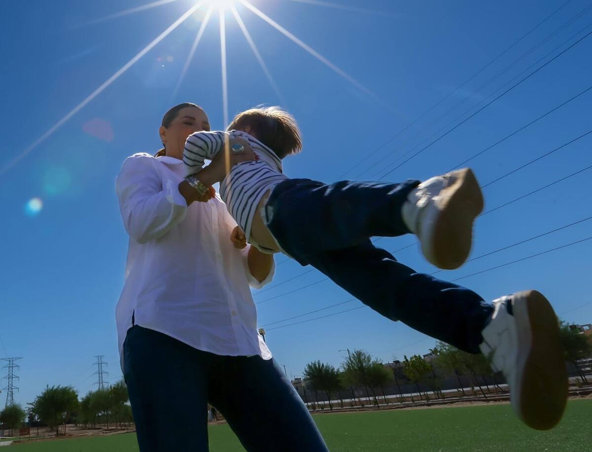 Marina del Pilar apoyó la iniciativa desde que fue alcaldesa electa de Mexicali para convertir un basurero en un área verde y segura para la niñez.