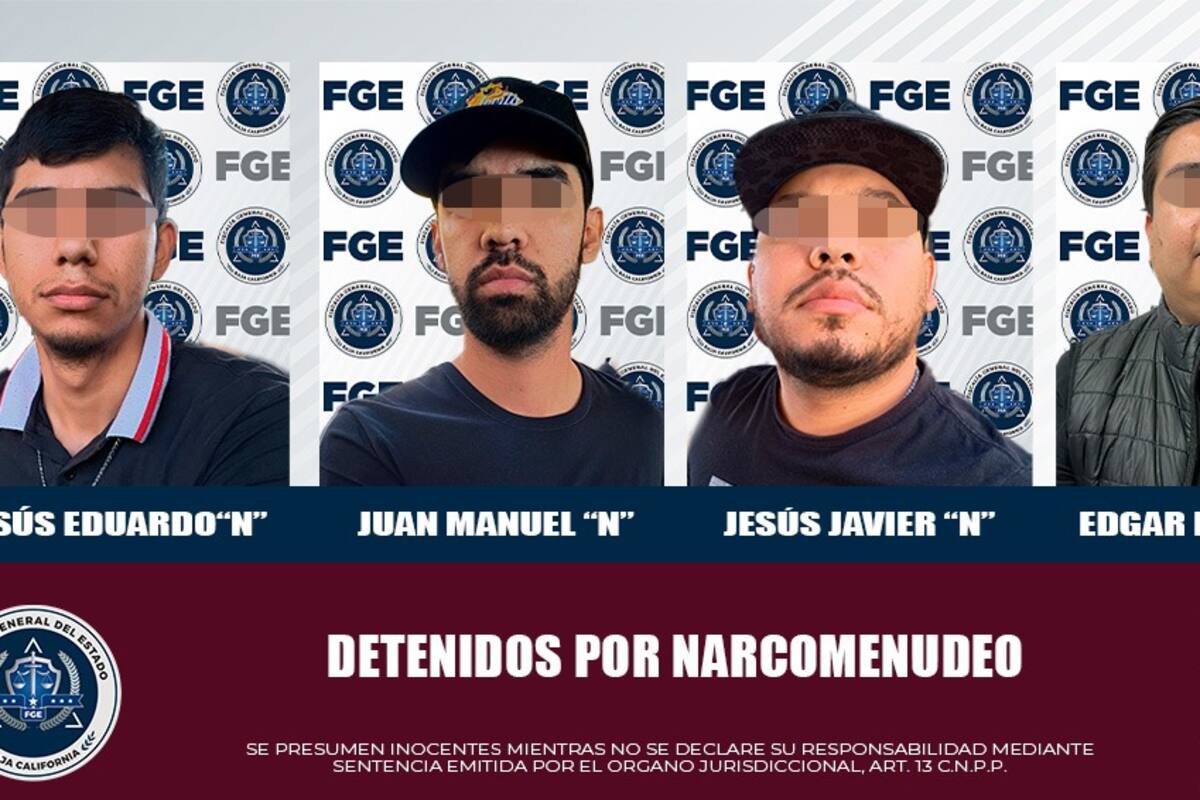 Aseguran droga y detienen a cuatro en cateo en Santa Teresita
