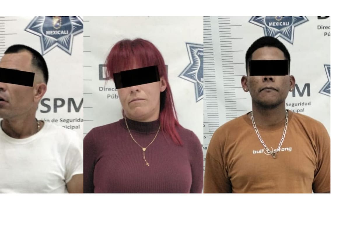 Tres sospechosos de robo violento son detenidos