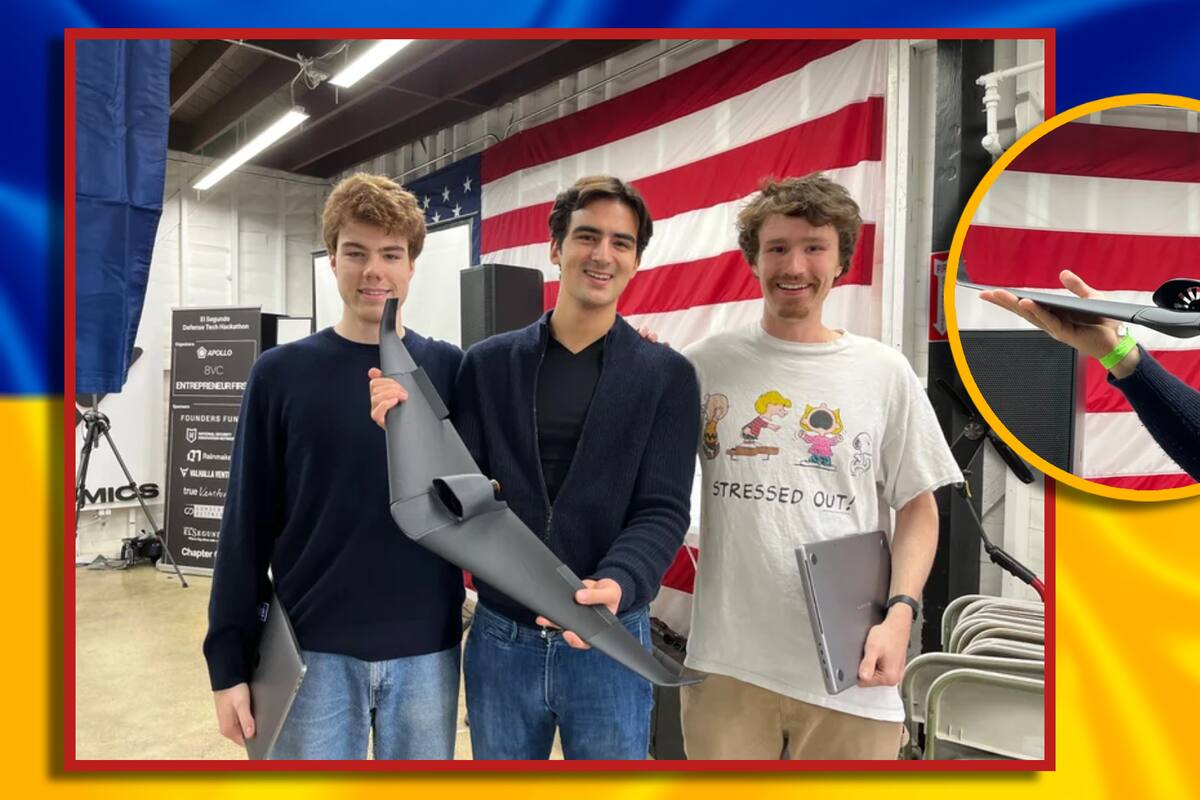 Tres jóvenes de EU crean un dron sin GPS que podría ser crucial para Ucrania en la guerra contra Rusia