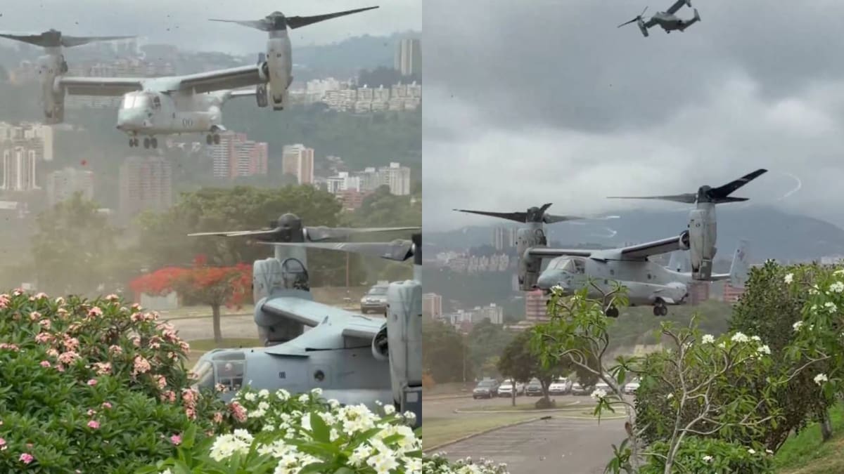 Así sobrevuelan aviones militares de asalto aéreo y operaciones especiales de EEUU en Caracas, VENEZUELA y embajada emite comunicado
