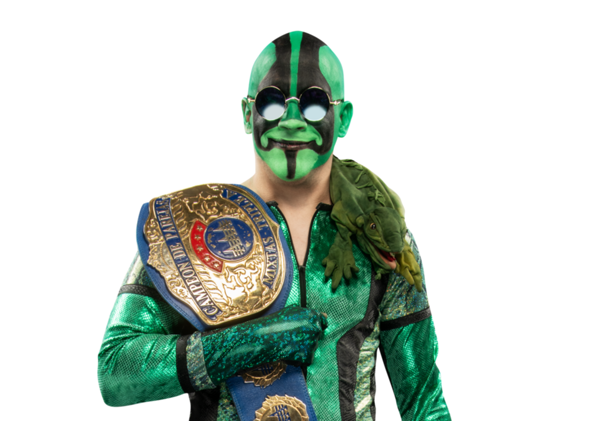 Mr. Iguana y la Yesca. (Foto: WWE)