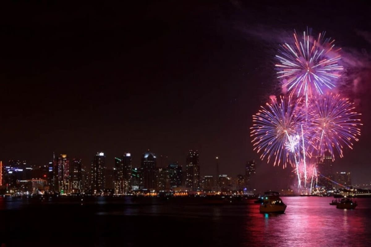 Show de fuegos artificiales regresa a la bahía de San Diego el 4 de julio