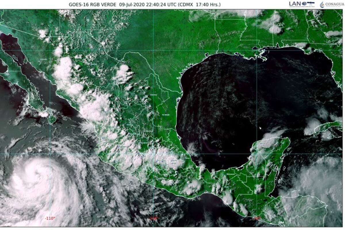 Clima hoy: "Cristina" mantendrá el pronóstico de lluvias muy fuertes para Colima, Jalisco, Nayarit y Sinaloa