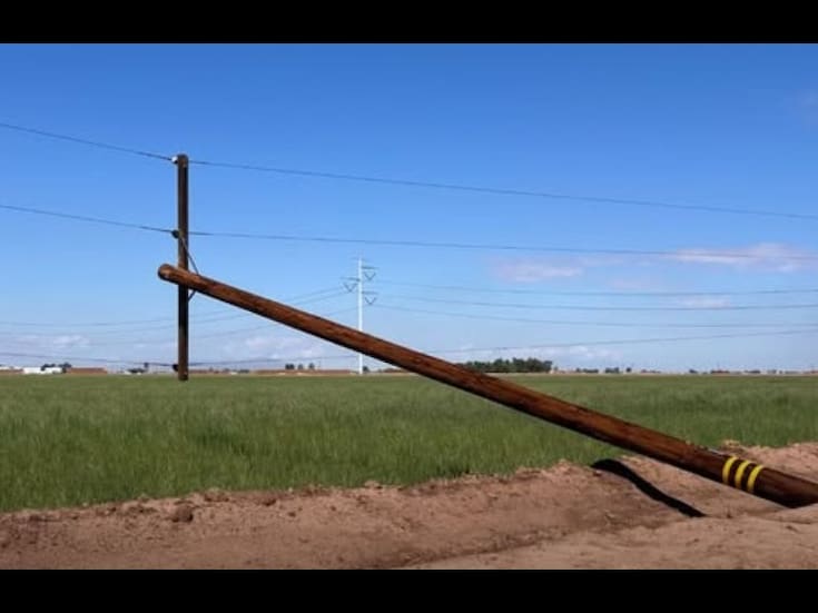 Trabajan a marchas forzadas para restablecer la luz tras tormenta en el Valle Imperial