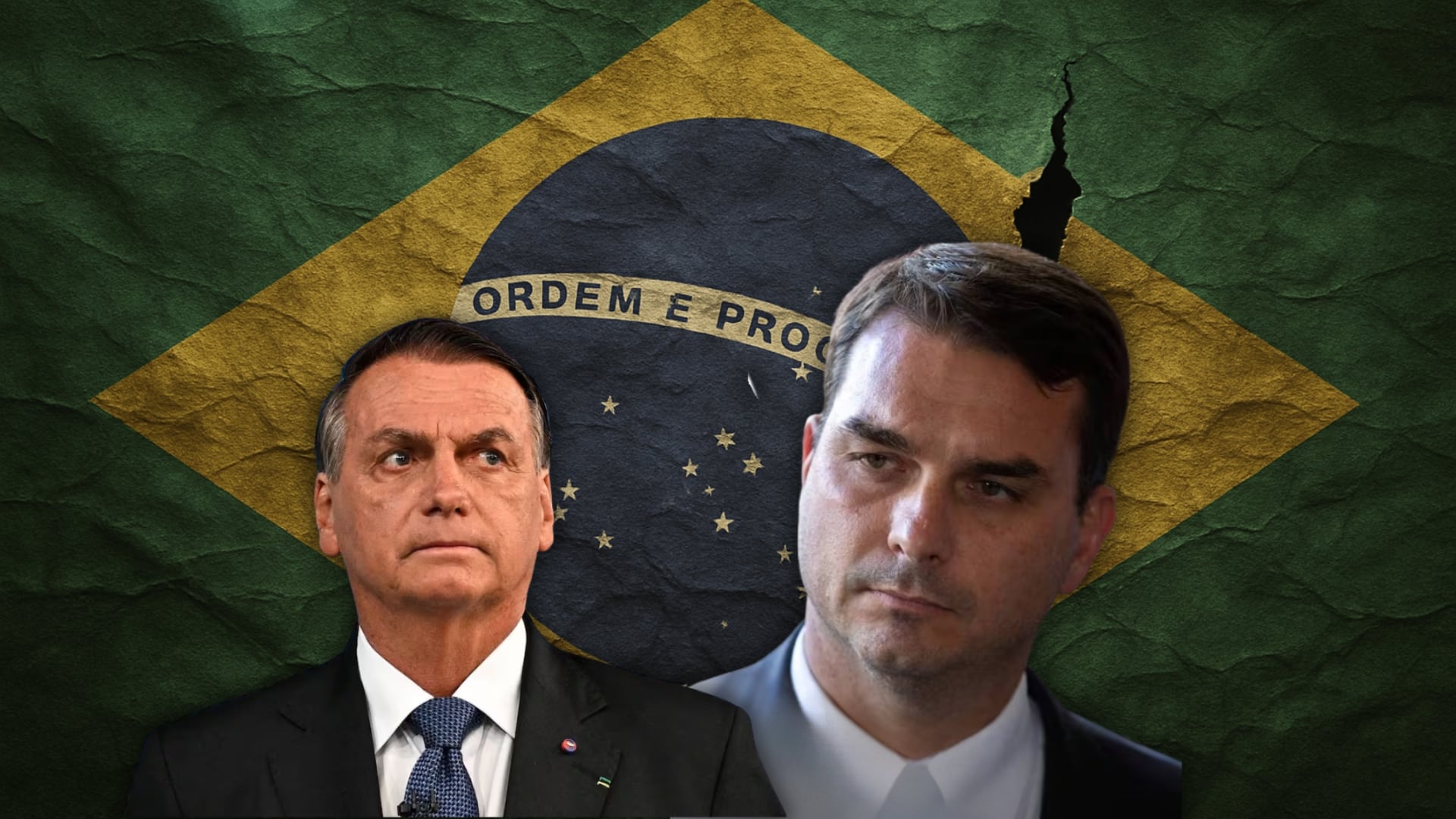 El hijo mayor de Jair Bolsonaro admite que abandonaría la disputa rumbo a 2026 si se negocia la liberación del exmandatario condenado a 27 años; Brasil vive tensión política y caída bursátil tras el anuncio. (El Universal/Canva)