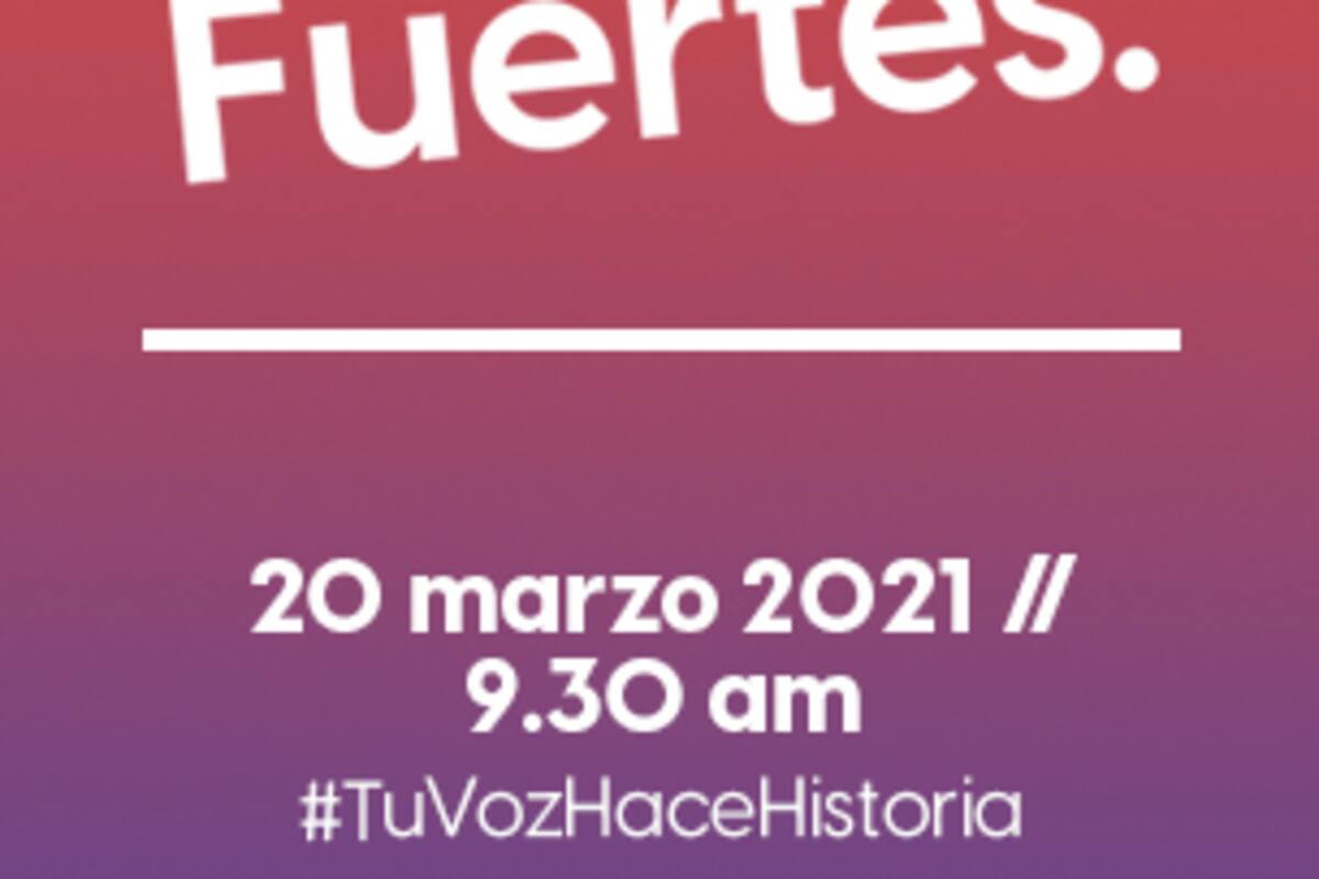 Realizarán hoy foro virtual “Voces Fuertes”