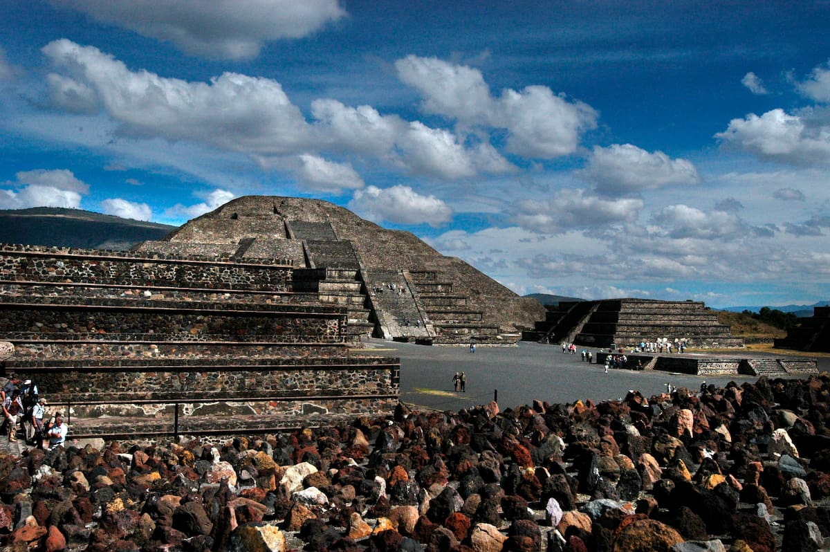 Vista general de las pirámides de Teotihuacán, México. EFE/Mario Guzmán/Archivo