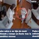 Sintió que la vida de su hijo se iba frente a sus ojos: hombre rompe en llanto tras salvarlo de asfixiarse