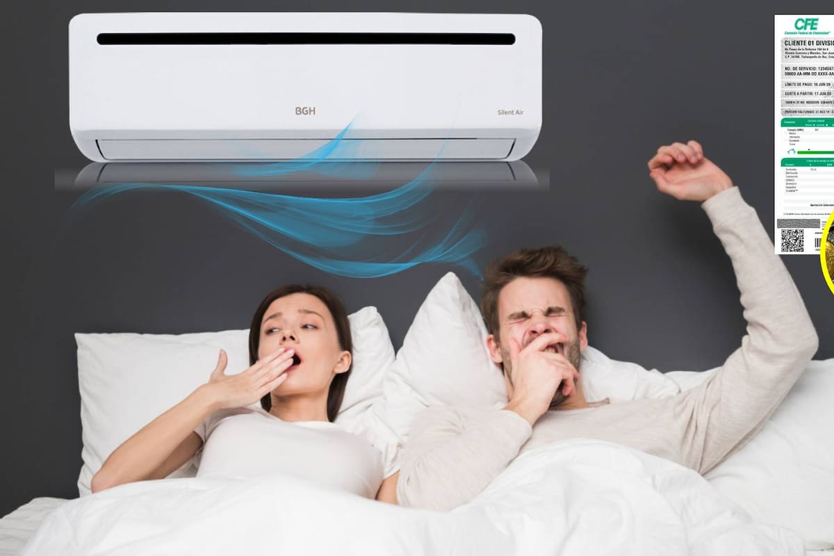 ¿Dejar encendido el aire acondicionado toda la noche o apagarlo? Experto dice por qué podrías gastar solo unos 20 pesos adicionales en tu recibo de la CFE