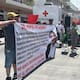 Comerciantes de La Mesa se manifiestan durante informe de gobierno en Nogales