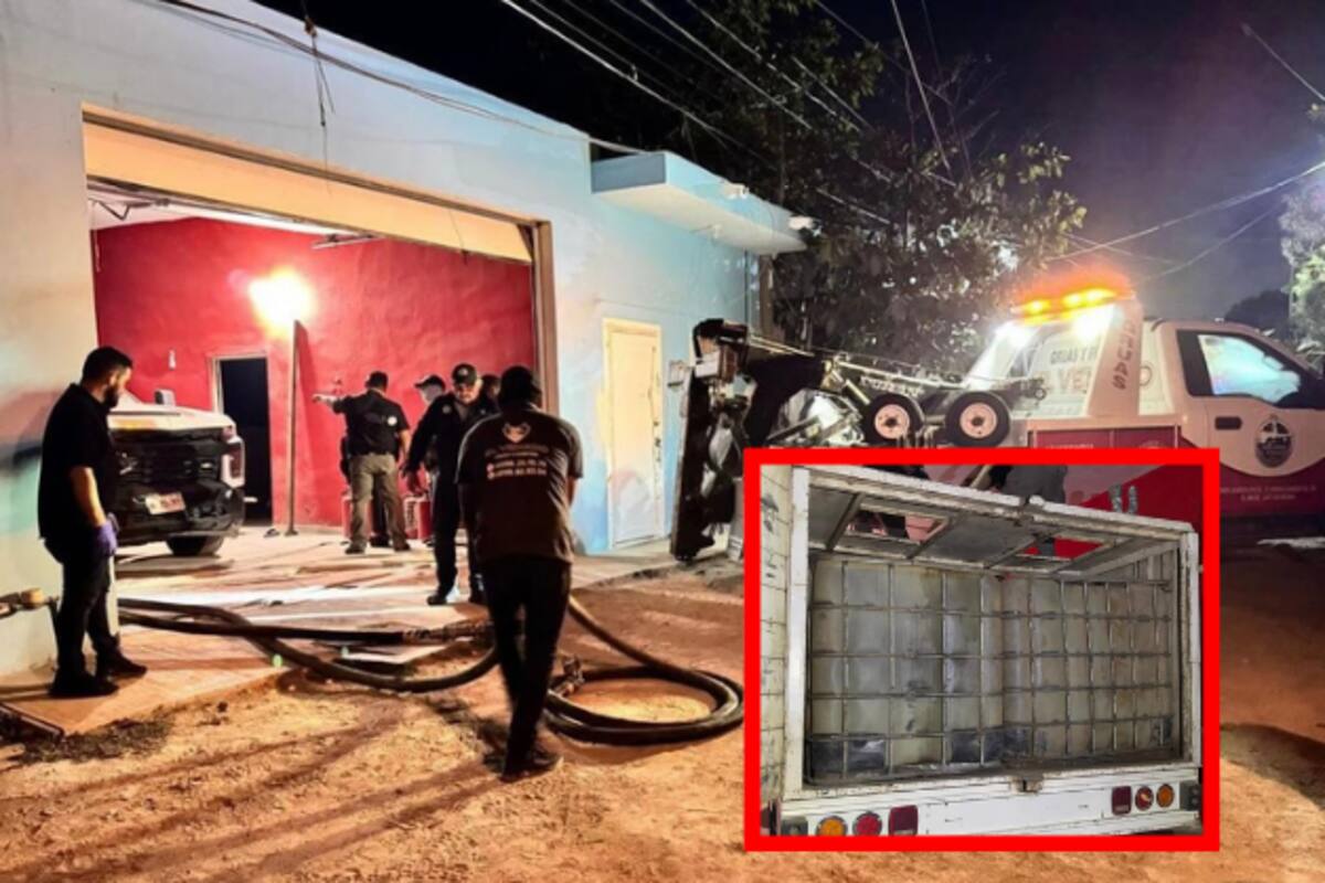 Autoridades aseguran hidrocarburos y una toma clandestina en Mazatlán