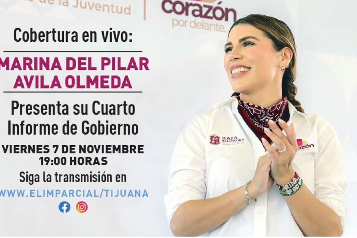 Sigue la transmisión en vivo del Cuarto Informe de la gobernadora Marina Del Pilar