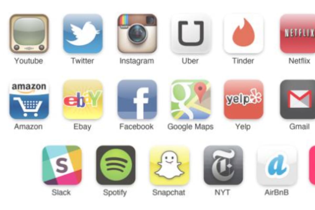 Cambia los logos de las apps a íconos retro