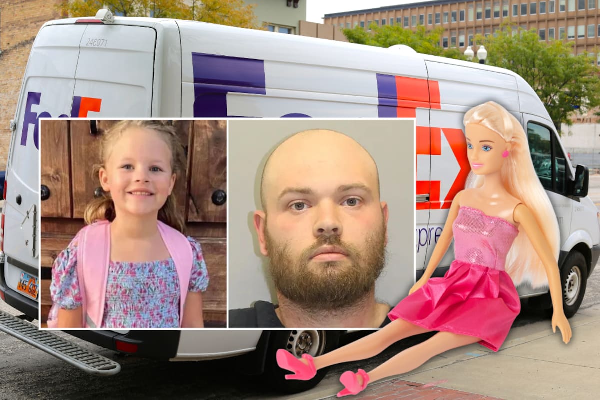 Su padre solo encontró la muñeca Barbie que pensaba regalarle en Navidad: repartidor de FedEx atropelló por accidente a Athena Strand, se la llevó y la asesinó; fiscalía difundió una foto de la menor antes del crimen