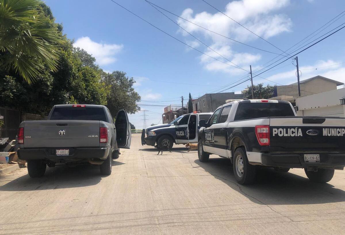 Sobre la calle los agentes localizaron varios casquillos percutidos.
