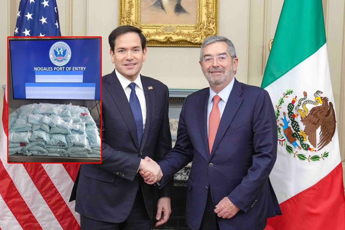 Esto pactaron México y EU contra fentanilo tras reunión entre Juan Ramón de la Fuente y Marco Rubio