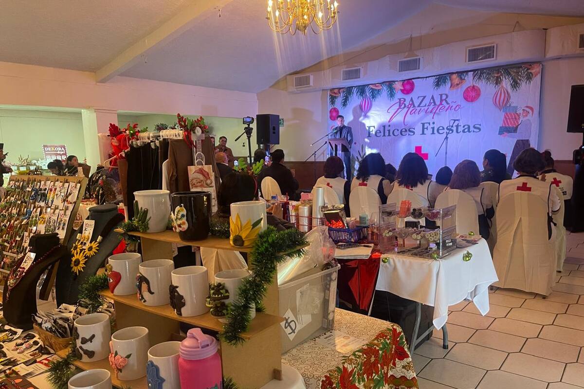 Inicia edición 20 de Bazar Navideño de la Cruz Roja