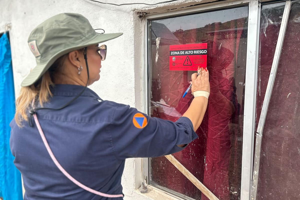 Ensenada notifica 359 viviendas en zonas de riesgo por lluvias