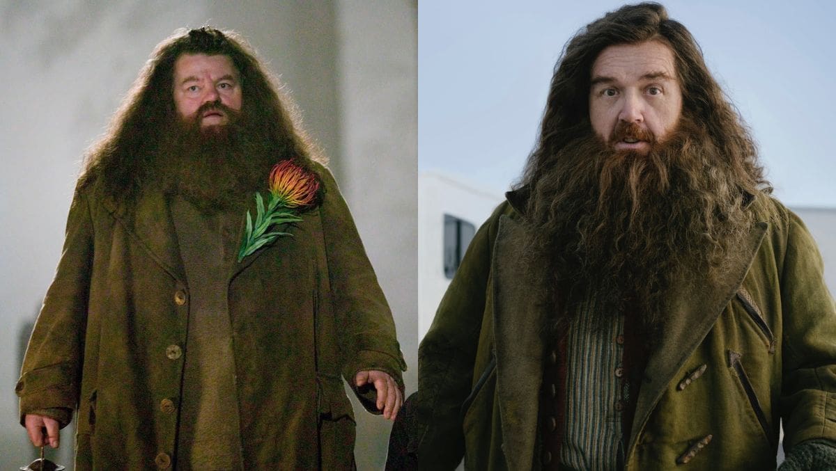 Chris Columbus señaló la similitud del diseño de Hagrid