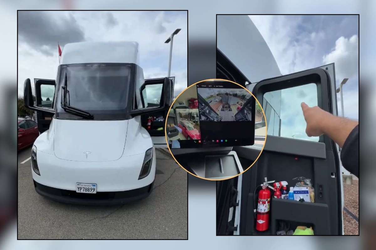 Revelan primer vistazo del nuevo camión eléctrico semi cabina de Tesla, de Elon Musk, y estos son algunos detalles que hay que saber sobre el vehículo (VIDEO)