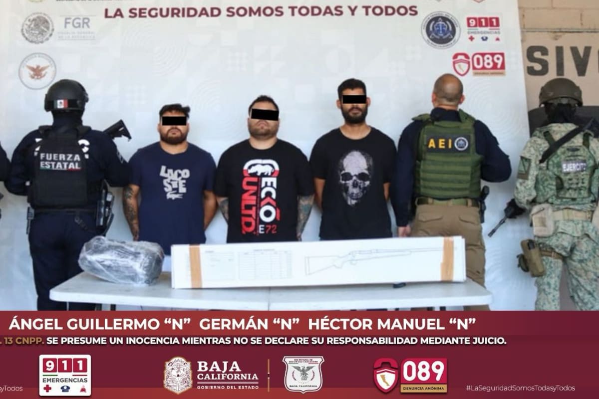 Cae trío armado con mariguana, metanfetamina y cocaína en la Carranza