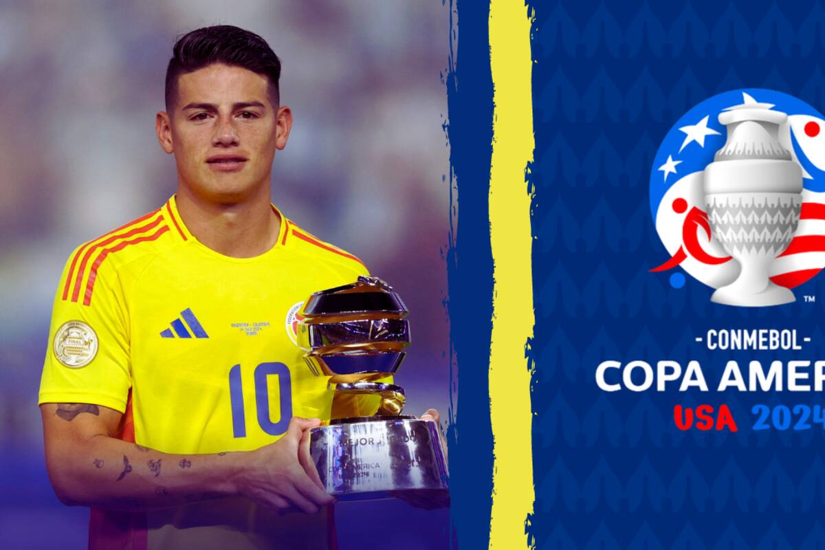 Conmebol: James Rodríguez fue premiado como el ‘Jugador Más Valioso’ de la Copa América 2024