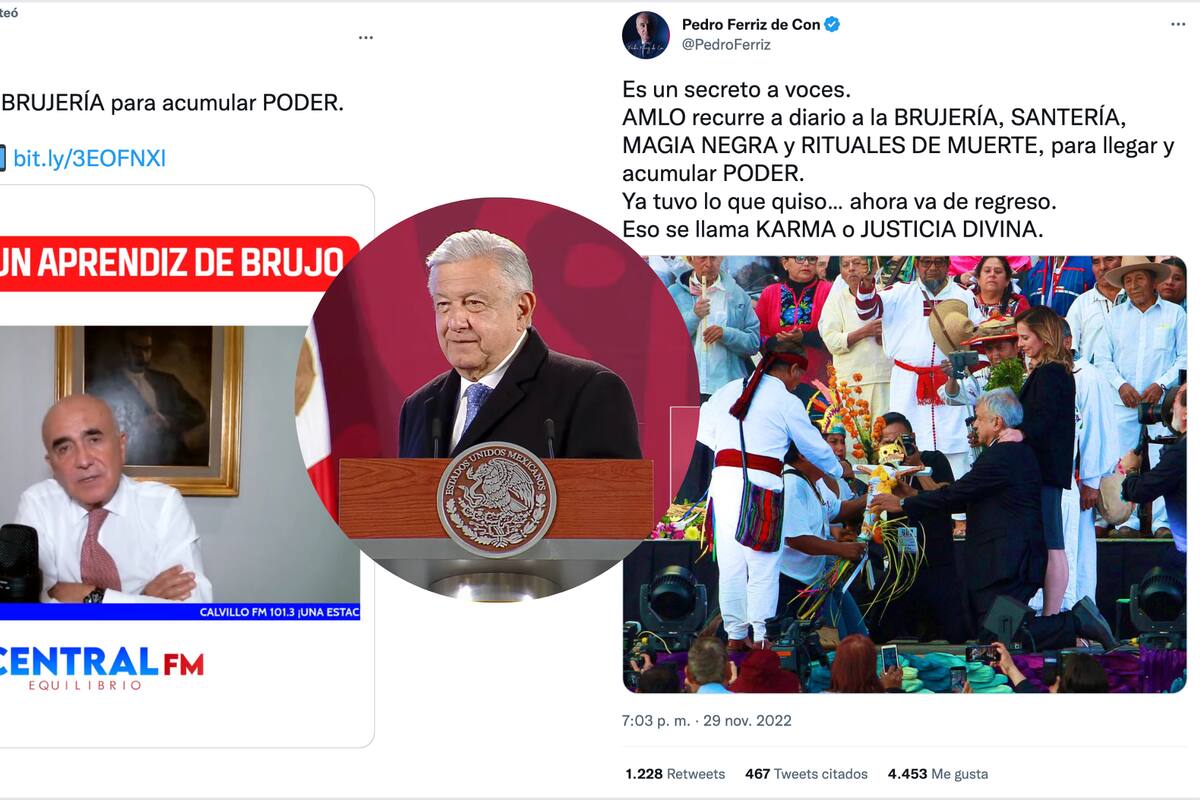 Pedro Ferriz de Con acusa a AMLO de obtener poder con magia negra y ser aprendiz de brujo
