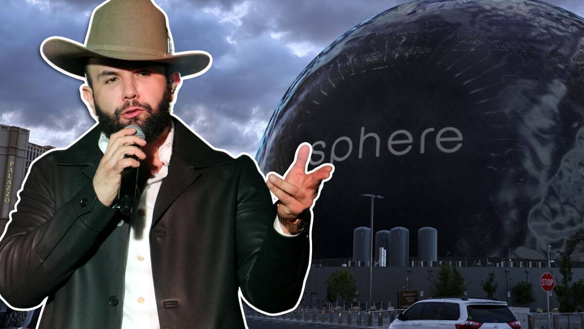 Carín León hará historia en 2026 al ser el primer latino en presentarse en la Sphere de Las Vegas. / Foto: Especial