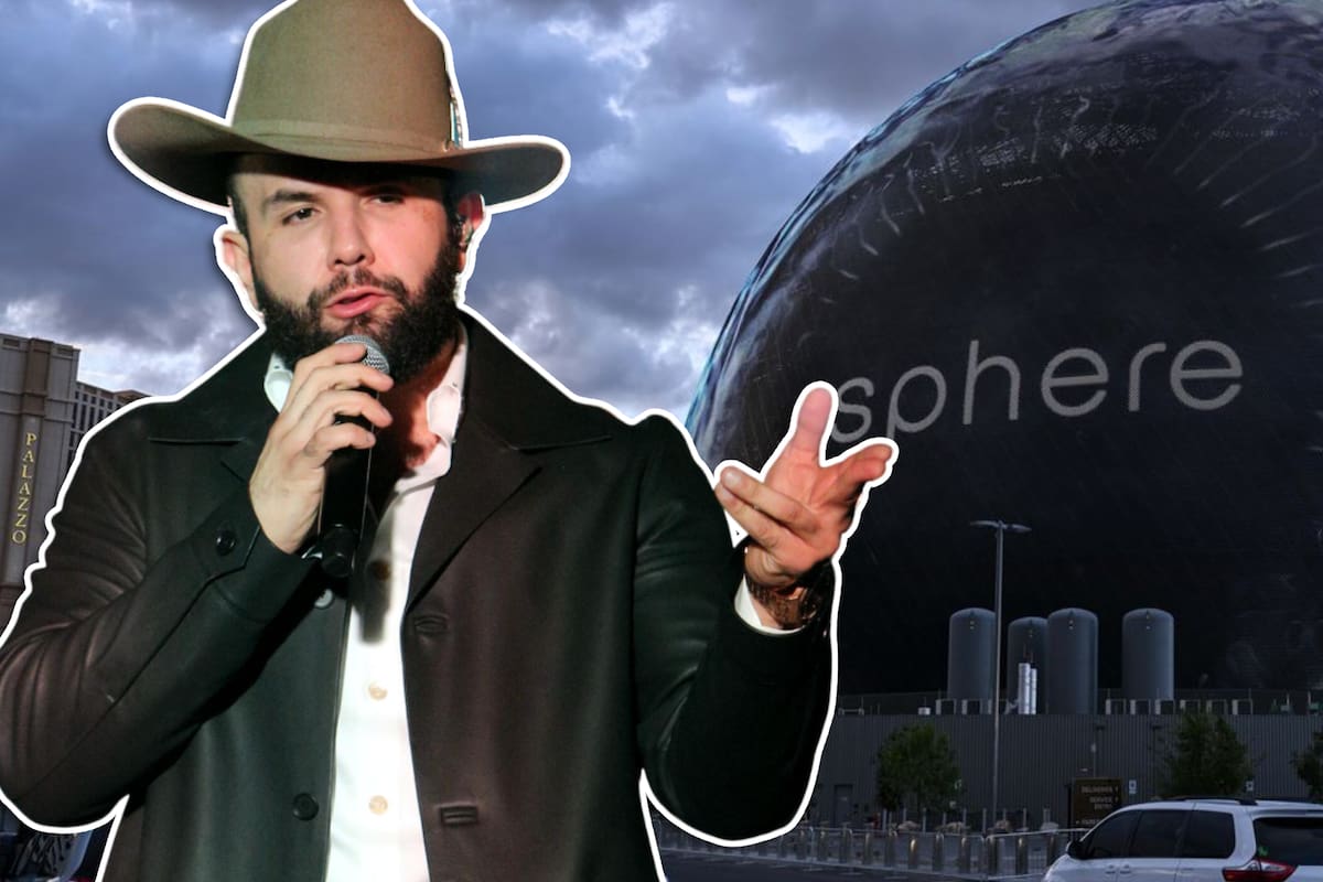Carín León hace historia como el primer latino que se presentará en la Sphere de las Vegas
