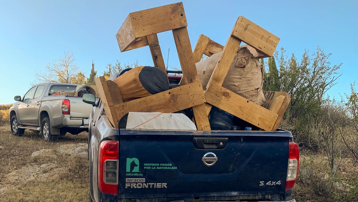 Tras el robo de una unidad y fallas en su vehículo actual, Naturalia inició una colecta en línea para adquirir una camioneta que le permita seguir operando en áreas de difícil acceso. | Foto: Naturalia